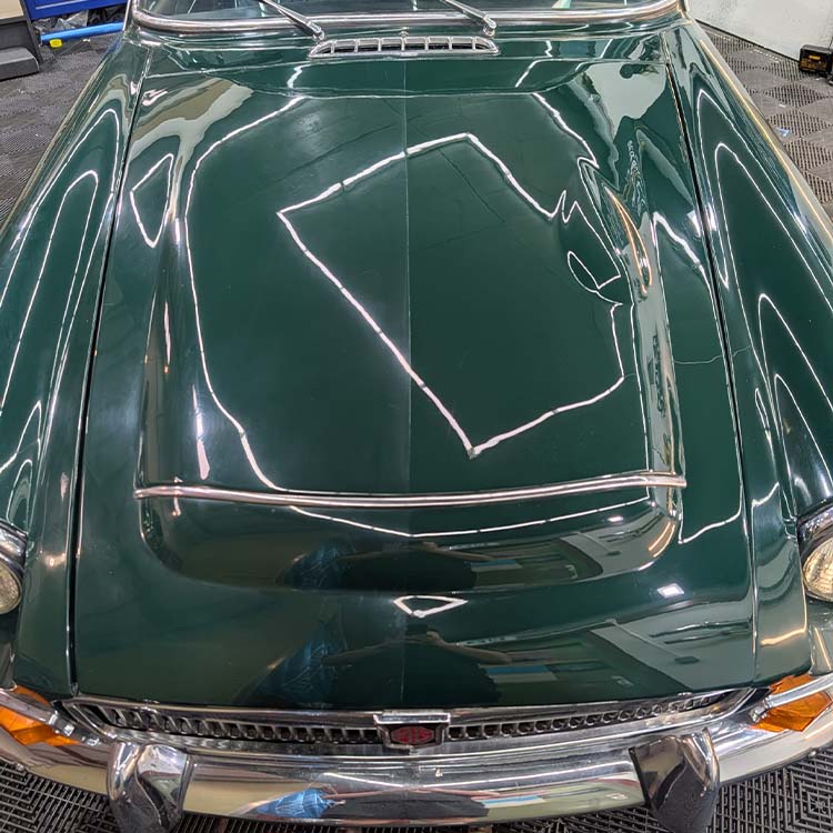 Before and After Machine Polishing Gloucester
